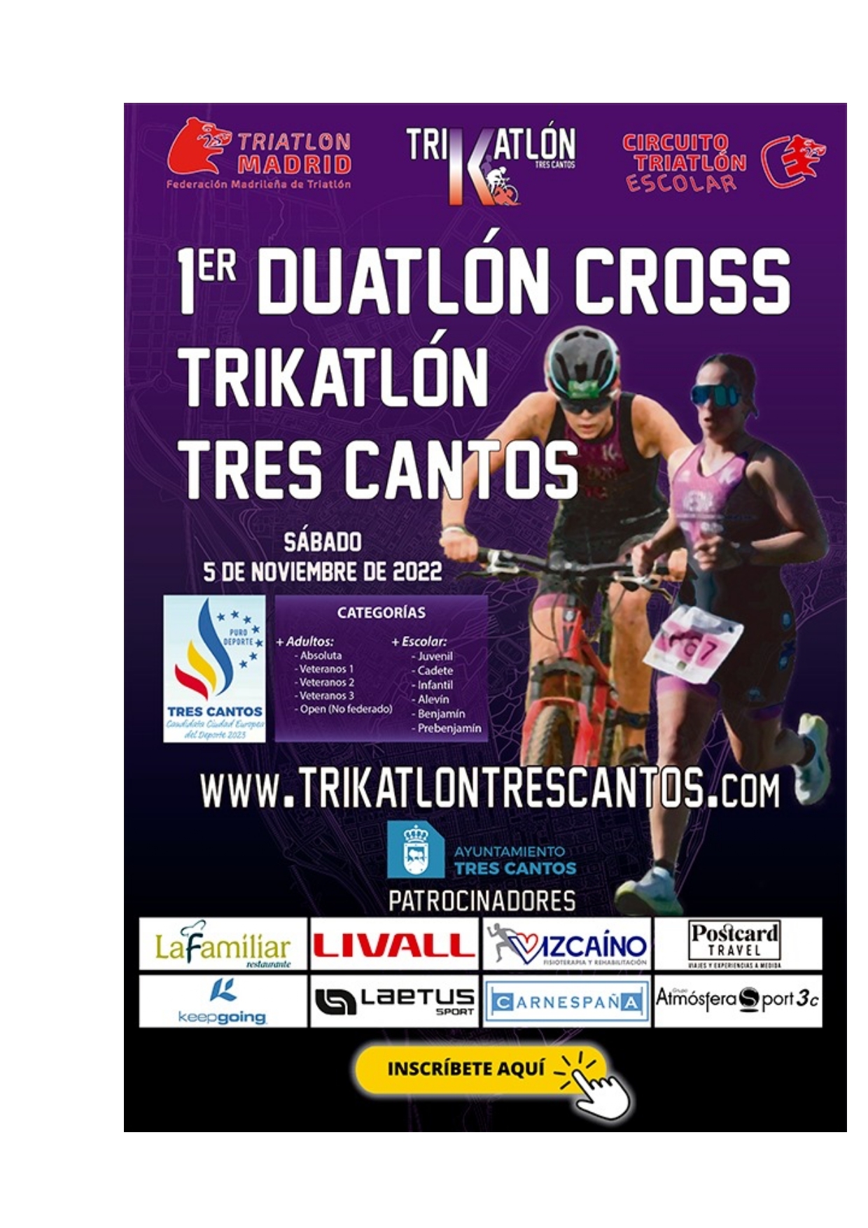 RockTheSport CTE22 DUATLÓN ESCOLAR TRES CANTOS ALEVÍN INFANTIL