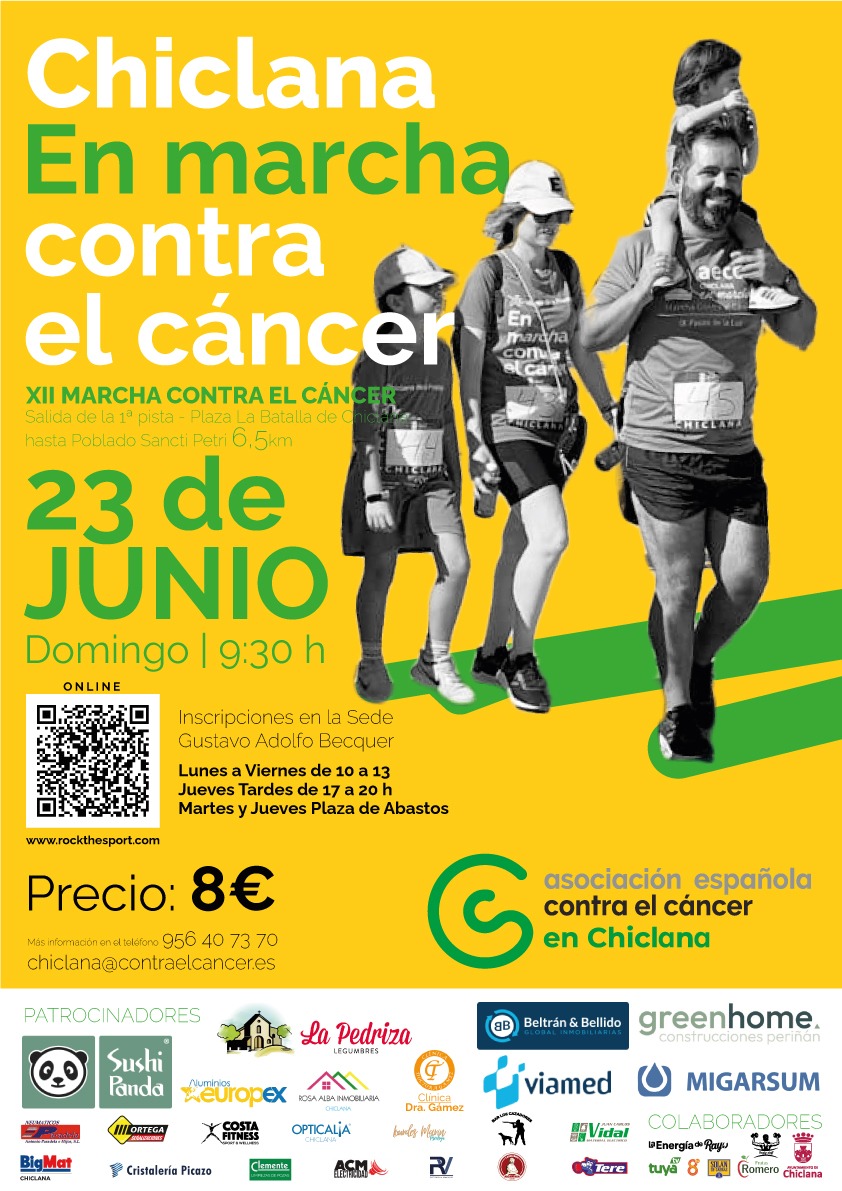 Xii Marcha Contra El Cancer Chiclana De La Frontera Playa De