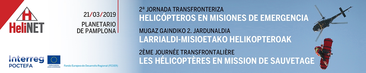 II Jornada Transfronteriza. Helicópteros en misiones de emergencia