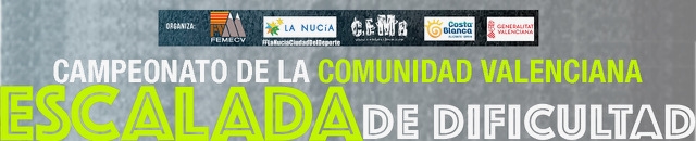 CAMPEONATO AUTONÒMICO ESCALADA DE DIFICULTAD, LA NUCÍA, FEMECV 2019