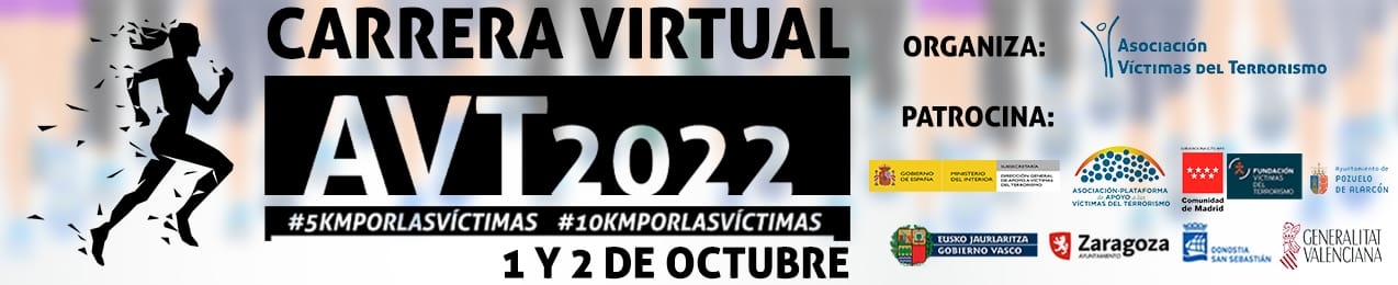 CARRERA VIRTUAL ASOCIACIÓN VÍCTIMAS DEL TERRORISMO 2022