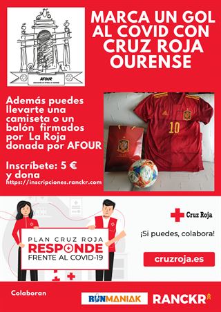 Marca un Gol al Covid con Cruz Roja Ourense