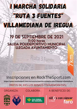 1ª Marcha Solidaria ''Ruta 3 fuentes'' Villamediana de Iregua