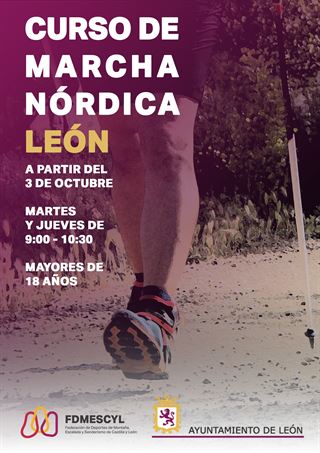 Curso de Marcha Nórdica en León - 2º trimestre