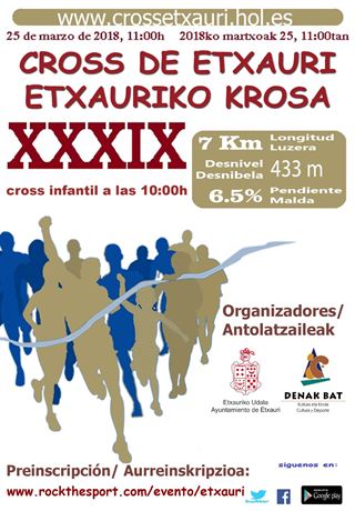 Cross de Etxauri-ko Krosa-2018