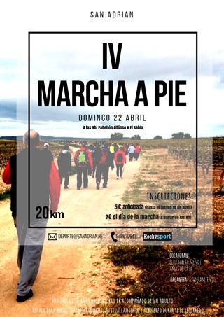 IV MARCHA A PIE