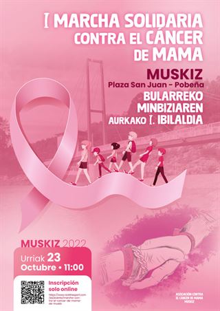 Marcha contra el cáncer de mama de Muskiz