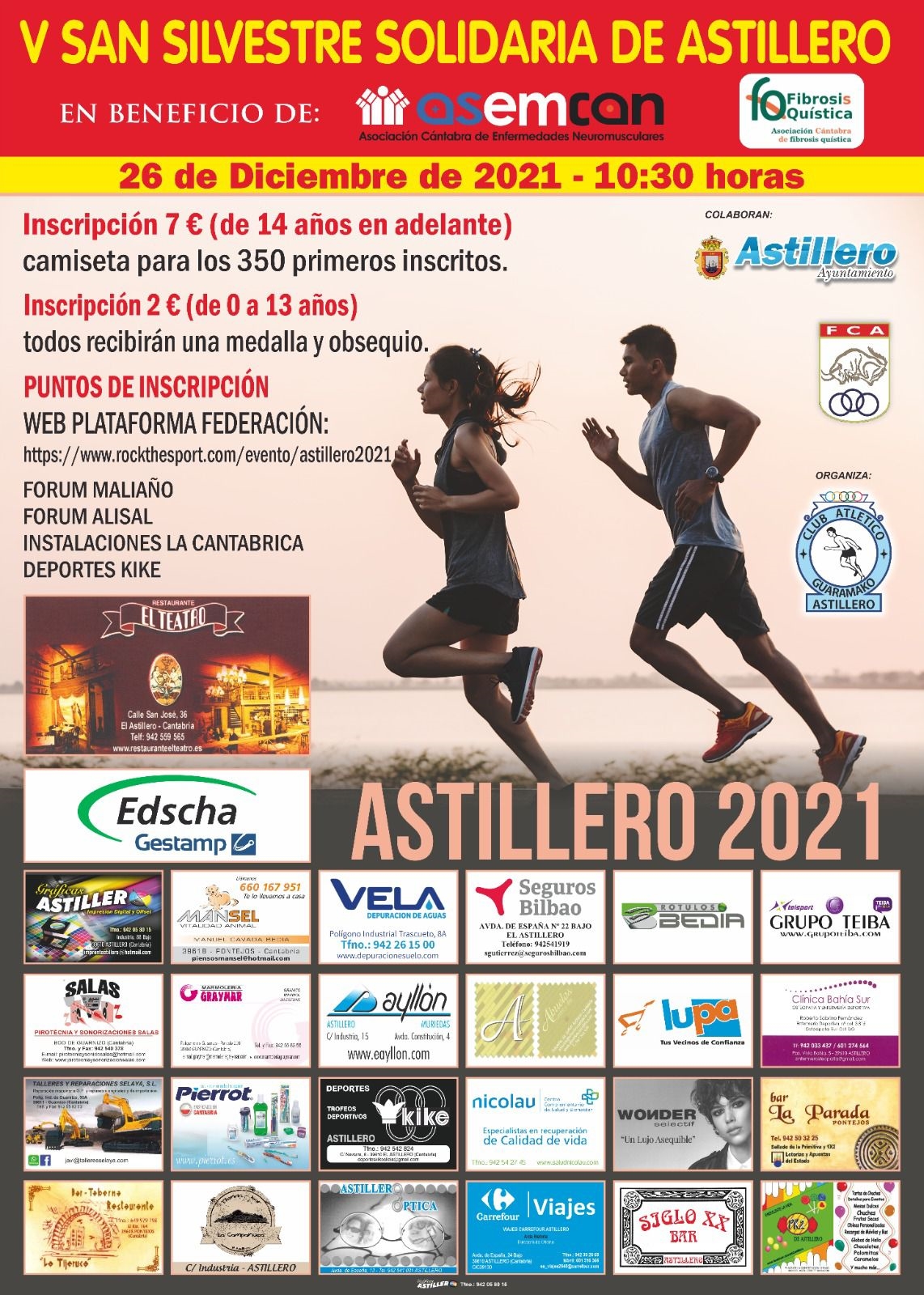 RockTheSport V San Silvestre Solidaria Ayuntamiento de El Astillero