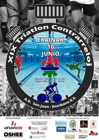 XIX Triatlón AD San Juan / Donibane KE - IV Triatlón Contra-reloj No Drafting (Mayores y Junior/Cadete)