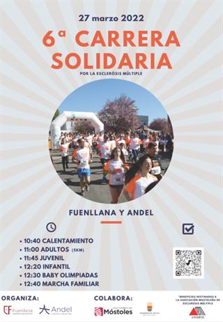 6ª Carrera Solidaria por AMDEM (Asociación Mostoleña de Esclerosis Múltiple)