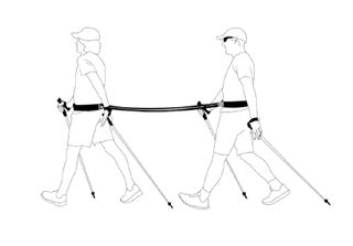 Marcha Nórdica Adaptada y progresión por terrenos no técnicos con sistema de guiado NWBlind