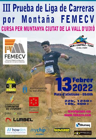 III Prova Campionat de Lliga de la Comunitat Valenciana, FEMECV 2022, CXM Ciutat de La Vall D'Uixó
