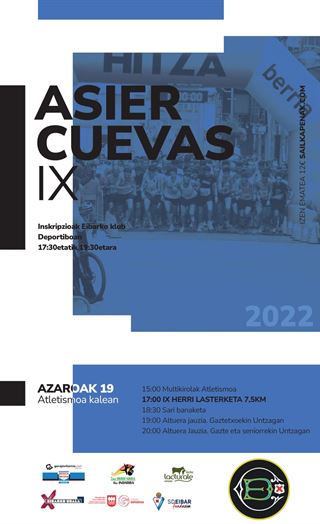  ASIER CUEVAS HERRI LASTERKETA *EIBAR*(7,5 km)-2022