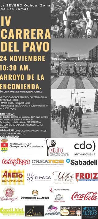 IV Carrera Ciclista del Pavo "Arroyo de la Encomienda" 