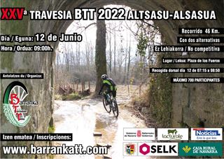 XXV Travesia BTT Alsasua/Altsasu 2022