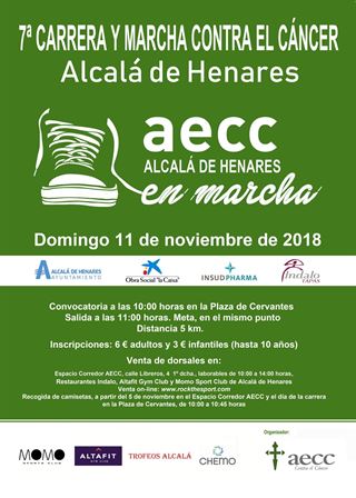 En marcha contra el cáncer Alcalá de Henares