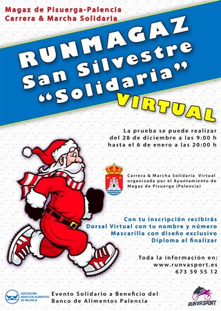 RunMagaz San Silvestre Solidaria "Magaz de Pisuerga" Carrera & Marcha Solidaria Virtual