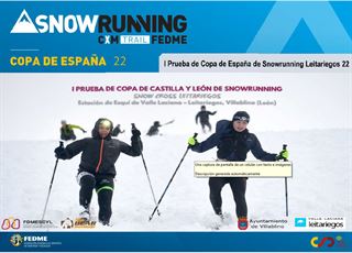 I Prueba Copa de España de Snowrunning Leitariegos, FEDME 22, Copa de Castilla y León de Snowrunning.