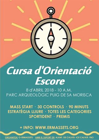 Cursa d'Orientació: Puig Sa Morisca 2018