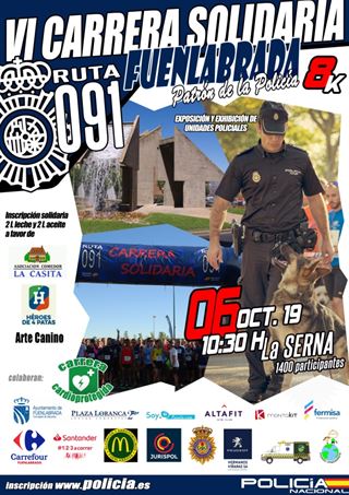 RockTheSport | VI Carrera Solidaria Fuenlabrada - Patrón de la Policía |  2019 | Fuenlabrada Madrid