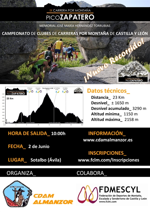 Foto galería Campeonato de Castilla y León de Carreras por Montaña en línea de Clubes IX Carrera por montaña Pico Zapatero + IV Cross del Castillo + II MiniCross Corremontes