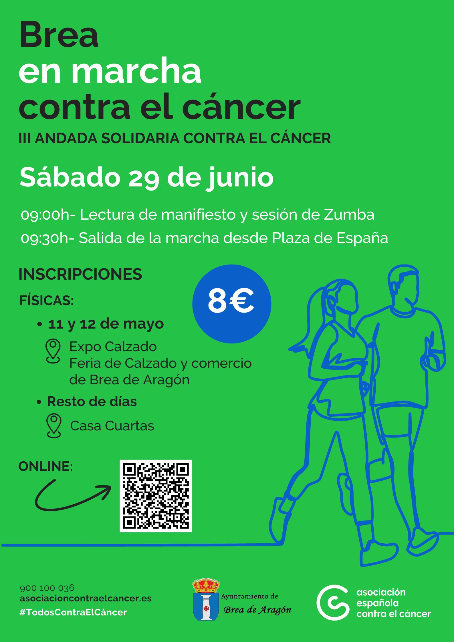 Iii Marcha Contra El CÁncer Brea De AragÓn 2024 Brea De Aragón Zaragoza