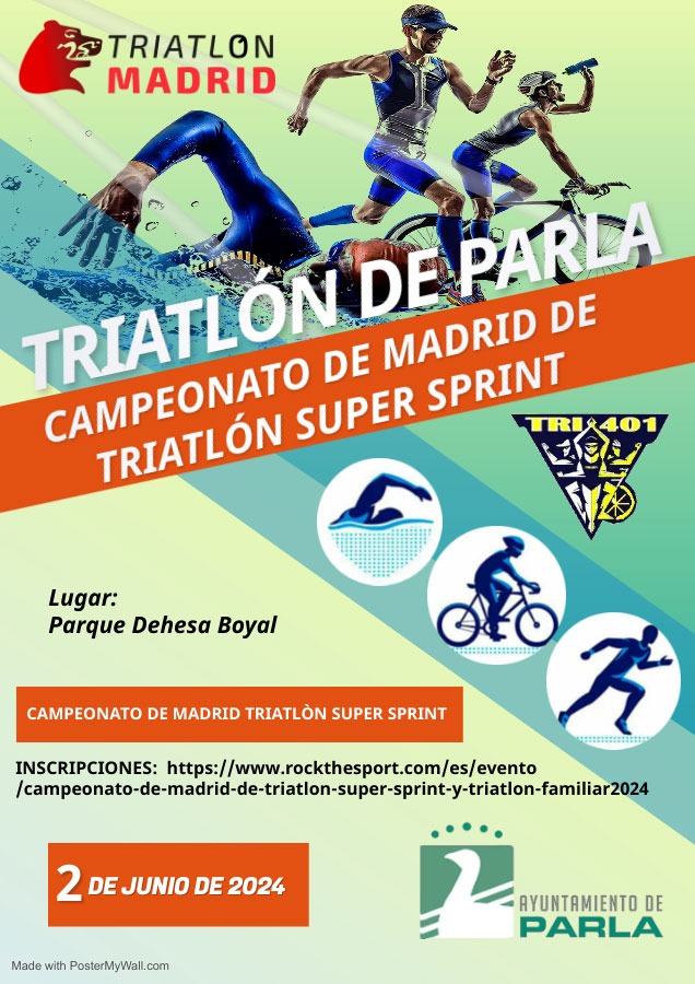 Campeonato de Madrid de Triatlon Super Sprint y Triatlon Familiar 