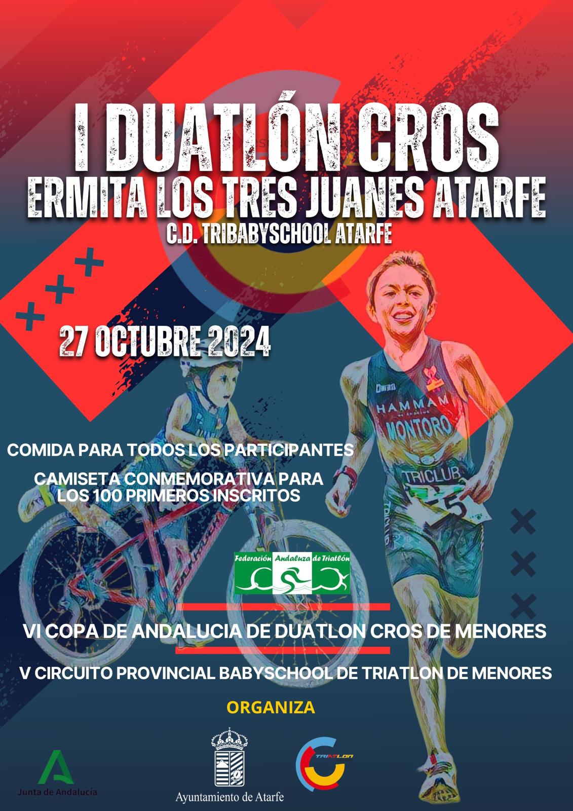 I DUATLÓN CROS DE MENORES ERMITA DE LOS 3TRES JUANES – C.D. TRIBABYSCHOOL ATARFE