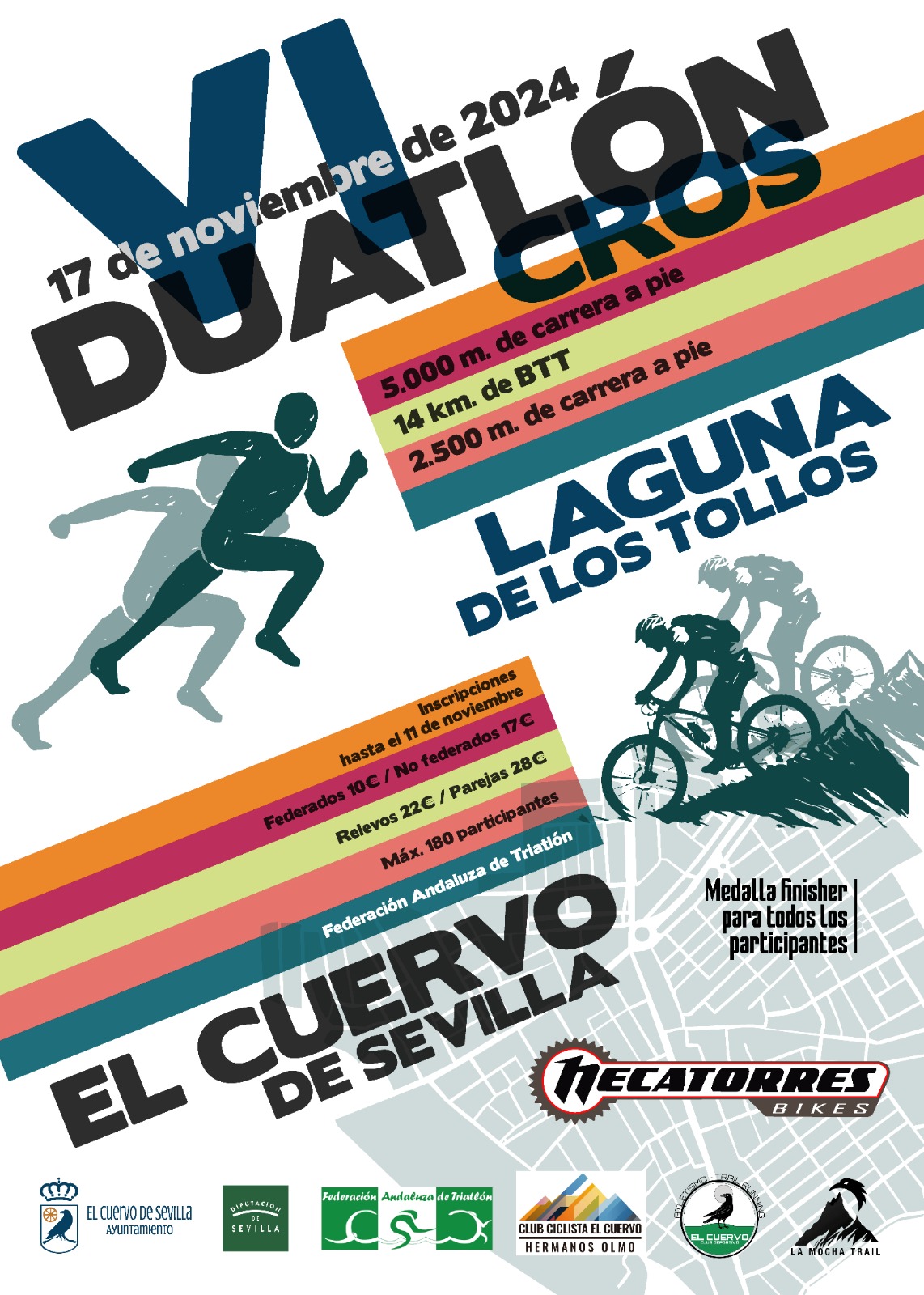 VI DUATLÓN CROS LAGUNA DE LOS TOLLOS - EL CUERVO DE SEVILLA