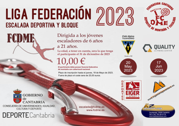 Liga Federación de Escalada Deportiva y Bloque 2023 - Cantabria