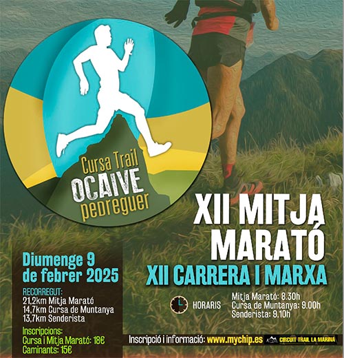 Mitja Marató Ocaive, 7E. CIRCUIT TRAIL MARINA 24/25