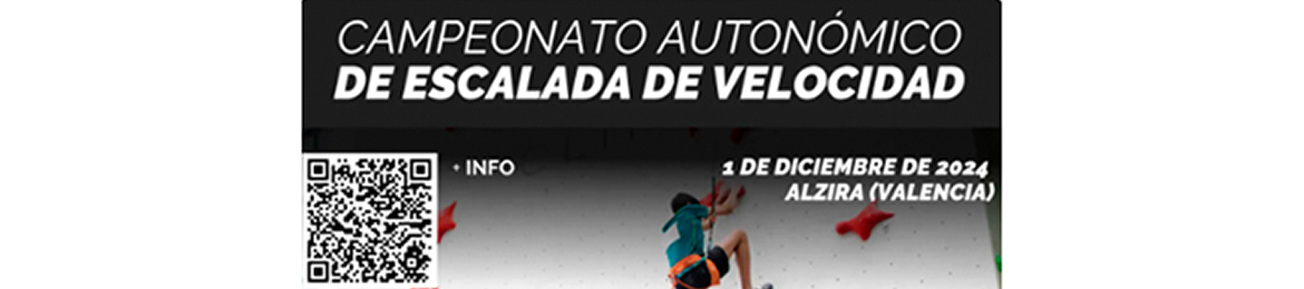 Campeonato Autonómico de Escalada de Velocidad, Femecv 24, Alzira