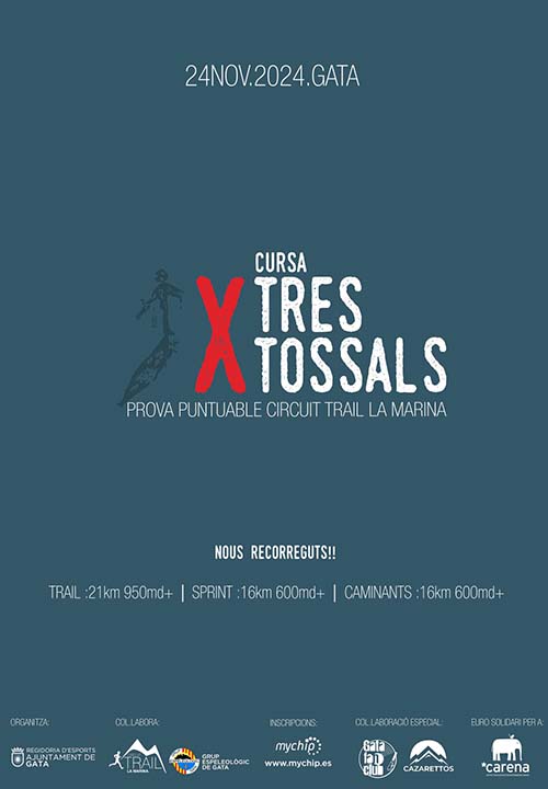 X TRAIL TRES TOSSALS, GATA DE GORGOS, CTM 24/25