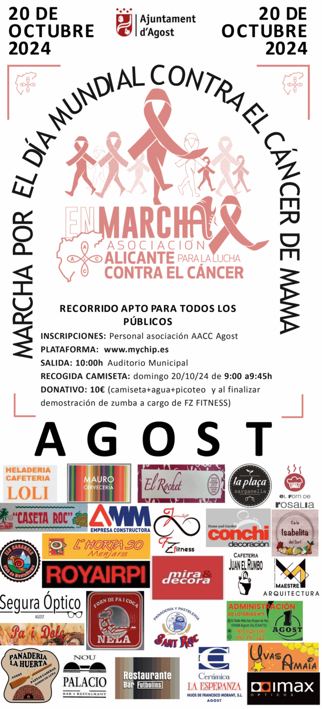 Alicante para la lucha contra el cáncer, sede local de Agost, 2024