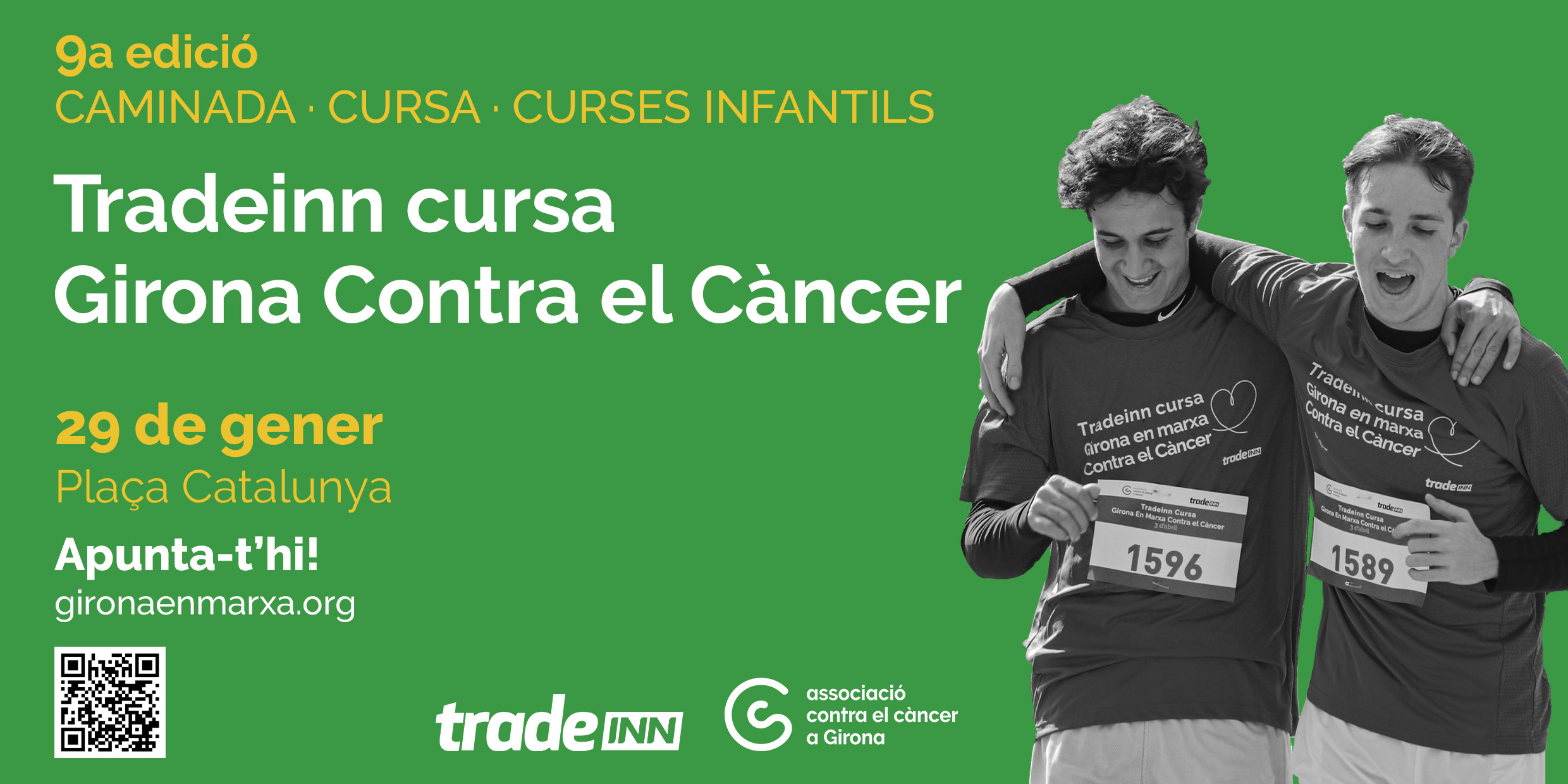 Tradeinn Cursa Girona en Marxa Contra el Càncer