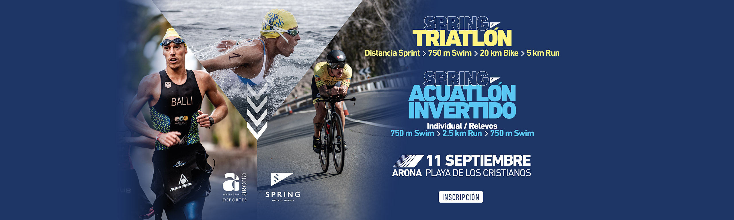 Triatlon y Acuatlon invertido Spring Hotels