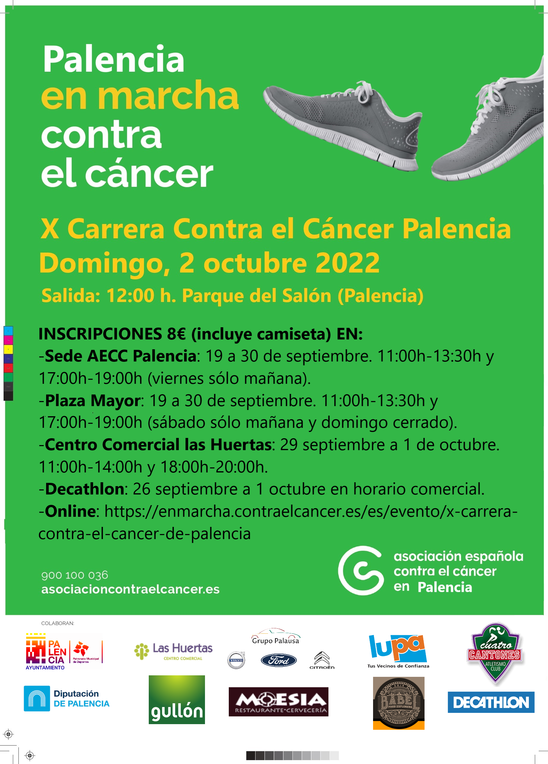 X Carrera contra el cáncer de Palencia
